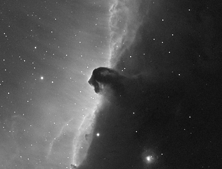 HorseHead Nebula (IC434, B33) in Ha